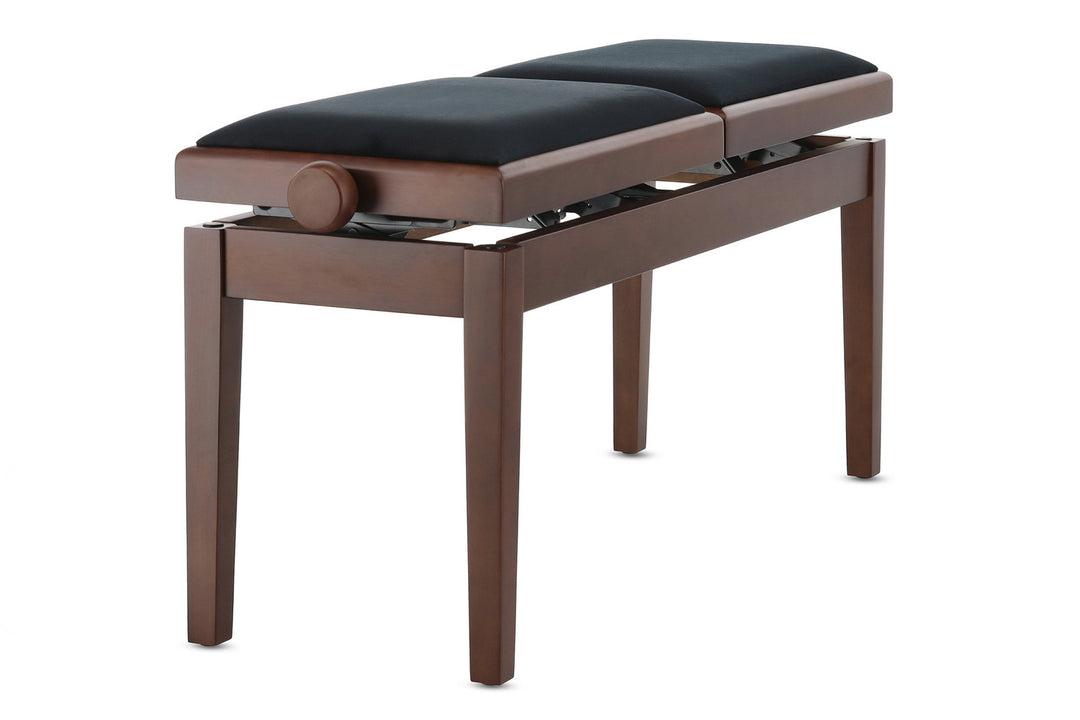 Banc de piano GEWA Deluxe Double - Noyer mat