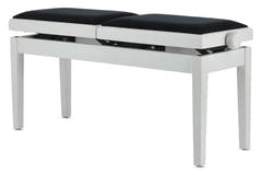 GEWA Banquette de piano Deluxe Double - White mat