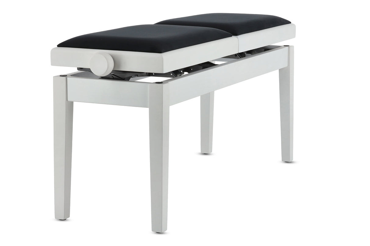 GEWA Piano bench Deluxe Double - White matt