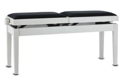 GEWA Banquette de piano Deluxe Double - White mat