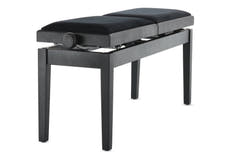 Banquette de piano GEWA Deluxe Double - Black mat