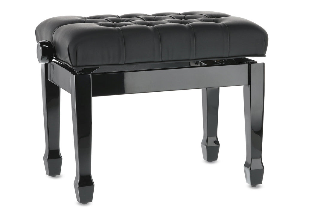 GEWA Banquette de piano Deluxe XL Black Highgloss - Black cover