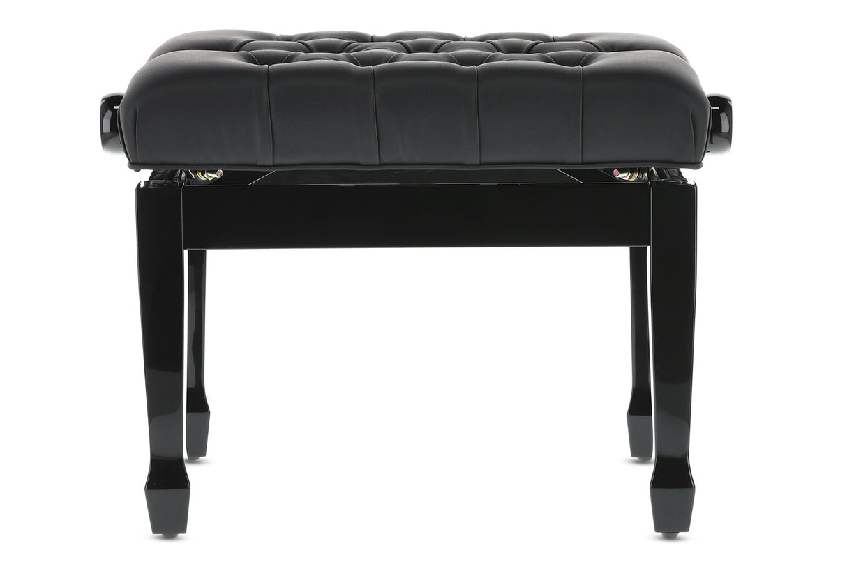 GEWA Piano bench Deluxe XL Black high gloss - Black cover
