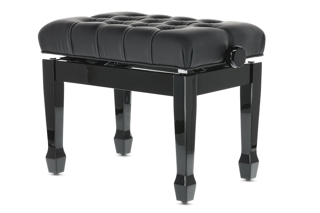 GEWA Banquette de piano Deluxe XL Black Highgloss - Black cover