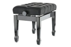 GEWA Banquette de piano Deluxe XL Black Highgloss - Black cover