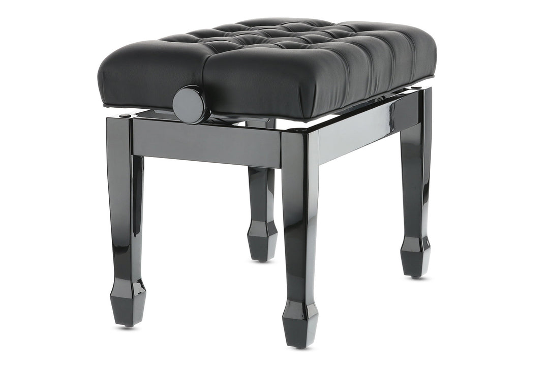 GEWA Banquette de piano Deluxe XL Black Highgloss - Black cover