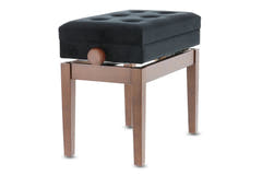 GEWA banc de piano Deluxe avec compartiment - noyer mat