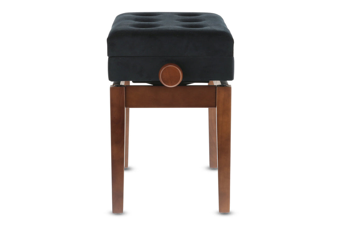 GEWA banc de piano Deluxe avec compartiment - noyer mat