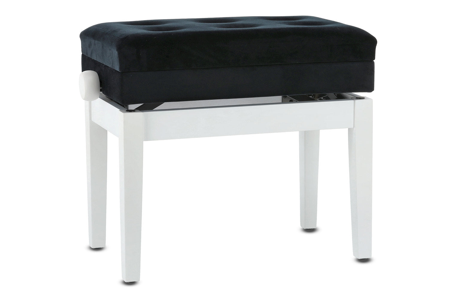 GEWA Piano bench Deluxe Compartment - White matt