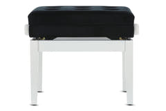 GEWA banquette de piano Deluxe avec compartiment - White mat