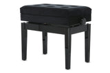 GEWA Piano bench Deluxe Compartment - Black highgloss