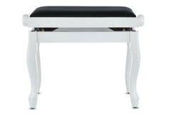 GEWA banquette de piano Deluxe Classic - White haut brillant