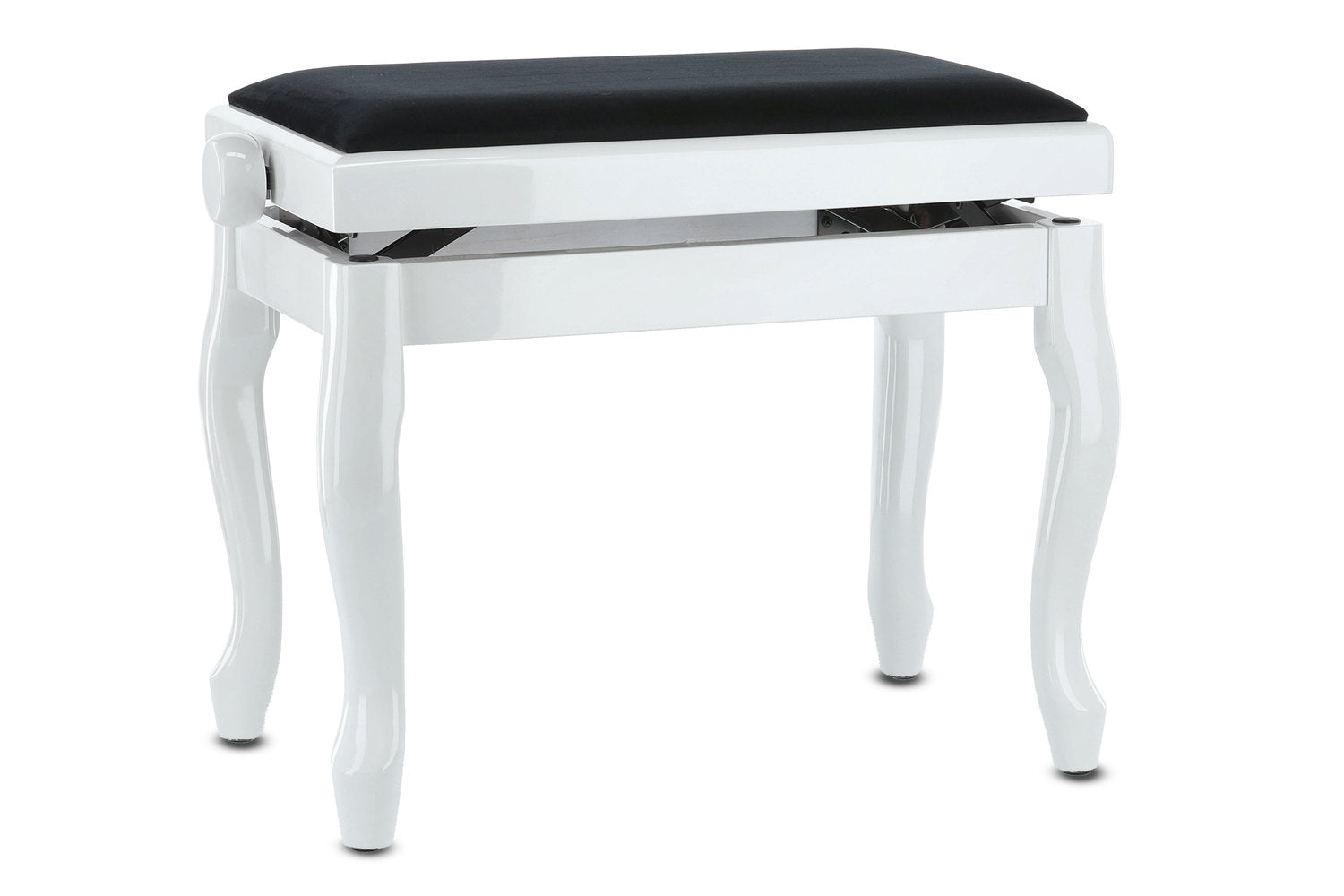 GEWA Piano bench Deluxe Classic - White highgloss