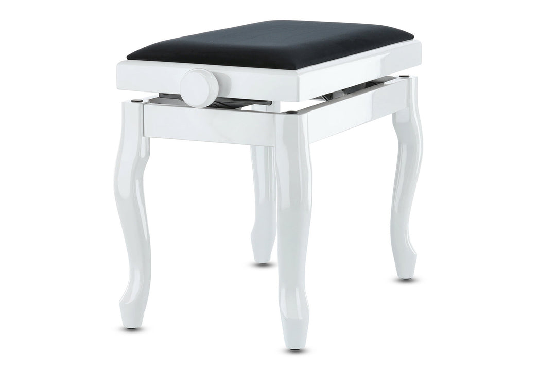 GEWA banquette de piano Deluxe Classic - White haut brillant