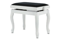 Banquette de piano GEWA Deluxe Classic - White mat