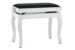 Banquette de piano GEWA Deluxe Classic - White mat