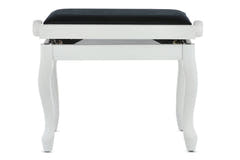 Banquette de piano GEWA Deluxe Classic - White mat