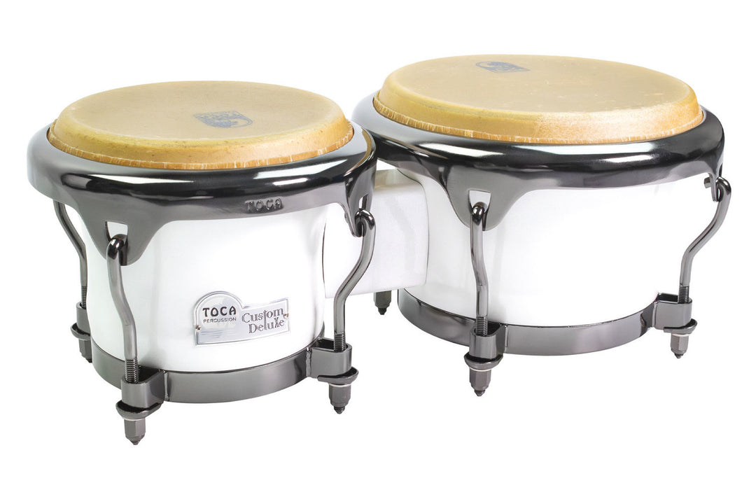 Toca Bongo Custom Deluxe Bongos en fibre de verre - Margarita Blanca - Magarita Blanca (4600FMB)