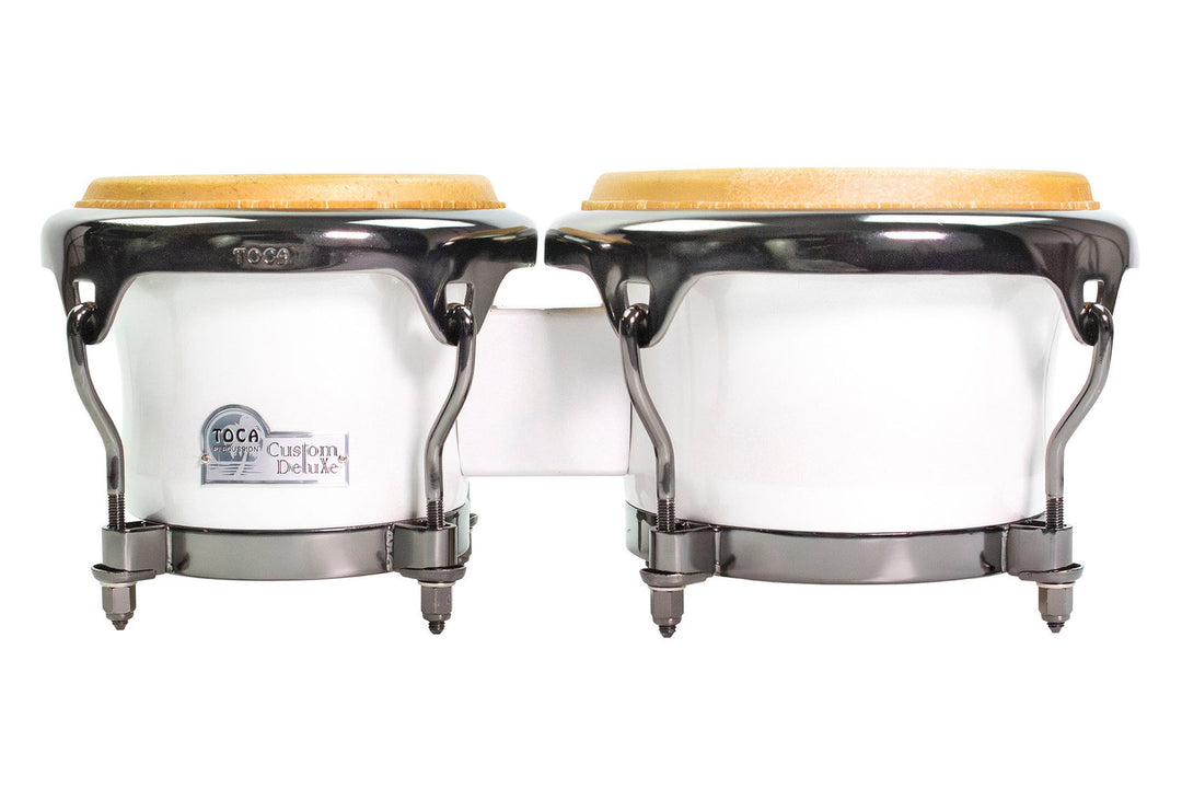 Toca Bongo Custom Deluxe Bongos en fibre de verre - Margarita Blanca - Magarita Blanca (4600FMB)