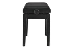 GEWA banquette de piano Deluxe Autolift Vinyl - Black mat (assise noire)