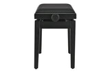 GEWA Piano bench Deluxe Autolift Vinyl - Black matt (Seat black)