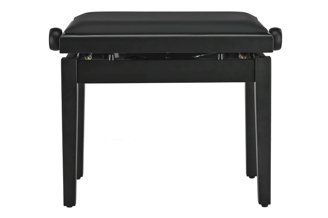 GEWA banquette de piano Deluxe Autolift Vinyl - Black mat (assise noire)