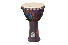 Toca Djembés Freestyle Rope Tuned - Woodstock Purple (SFDJ-10WP)