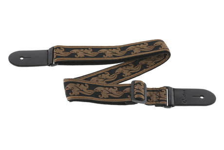 Sangle de guitare en nylon Ovation Signature, Leaf, Retro Copper