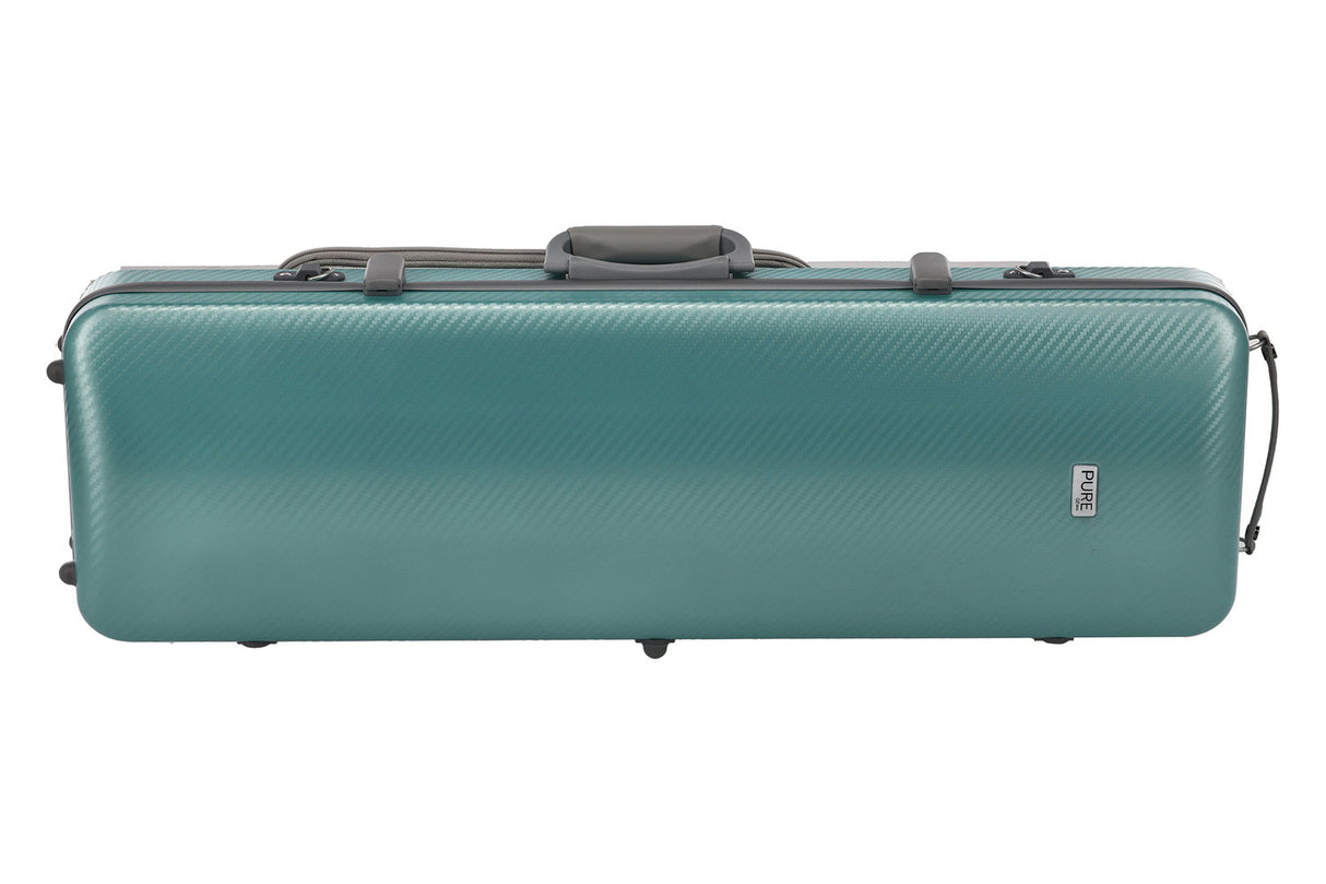 PURE GEWA Violin case Polycarbonate FUN - 4/4 - 1/2 (Green / Black)
