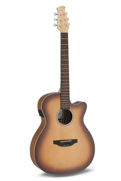 Guitare électro-acoustique Applause Jump OM Electro Cut - Peach Burst (AEO-69-PB)