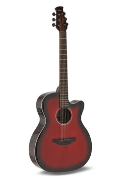 Applause Guitares E-Acoustic Jump OM Electro Cut Gloss - Cherry Burst (AEO-69-CB)