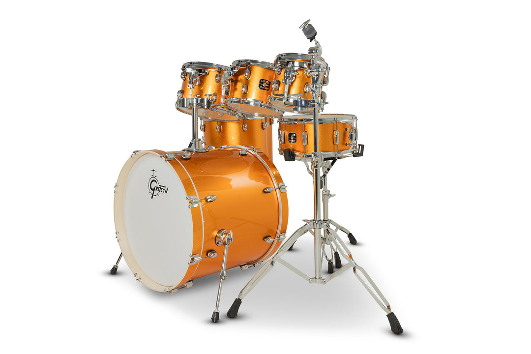 Gretsch Drum set Energy - finition orange pailletée