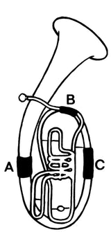 GEWA protège-embouchure en cuir pour trompette de concert