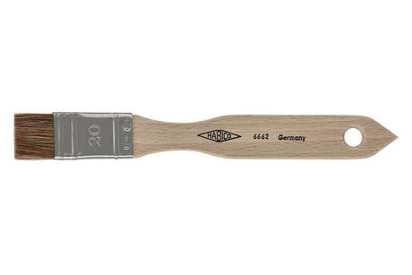 Habico n° 6662 pinceau plat en poils de bœuf, 20 mm