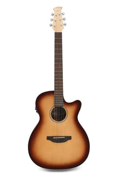 Guitare électro-acoustique Applause Jump OM Electro Cut - Peach Burst (AEO-69-PB)