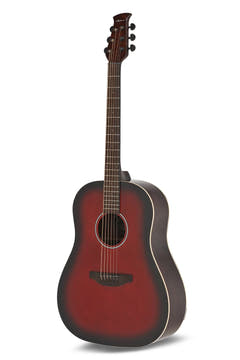 Applause Guitares acoustiques Jump Slope Shoulder D Gloss - Cherry Burst (AAS-69-CB)