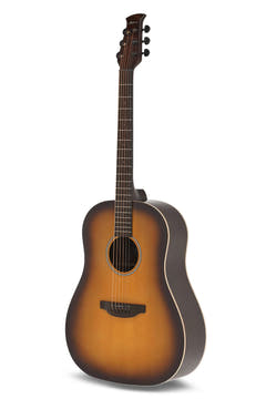 Applause Guitares acoustiques Jump Slope Shoulder D Gloss - Tobacco Burst (AAS-69-TB)