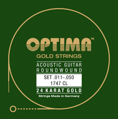 Cordes Optima pour guitare acoustique Gold strings - Set (1747CL)