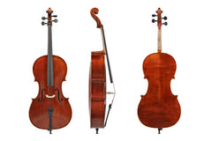 GEWA Sonata Europa violoncelle 1/2, monté avec archet en carbone et housse