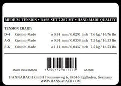 Cordes Hannabach pour guitare classique Series 728 Medium Tension Custom Made - 3er Bass medium (7287MT)
