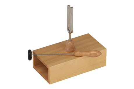Wittner diapason type 924 sur caisse de résonance, A 440 Hz