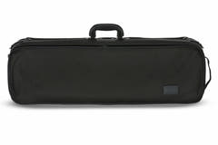 GEWA Liuteria Atlanta étui pour violon 4/4, peluche bleue à motif losanges