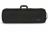 GEWA Liuteria Atlanta étui pour violon 4/4, peluche bleue à motif losanges