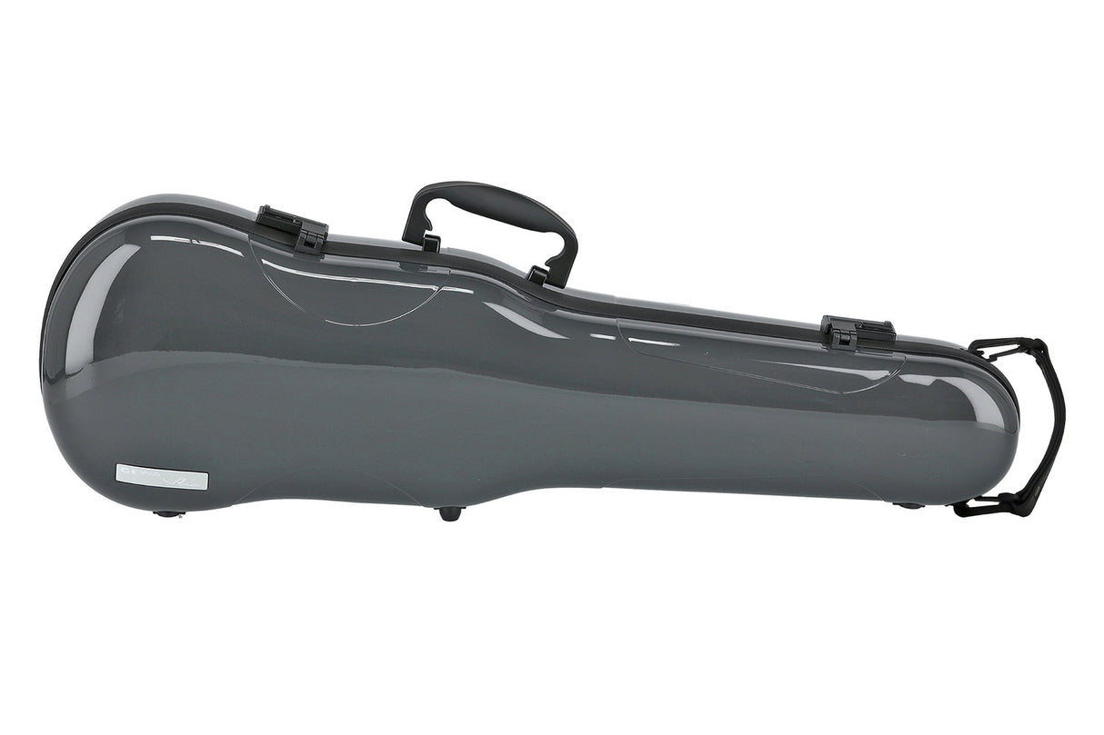 GEWA Form shaped violin cases Air 1.7 - Grey highgloss (with side handle)