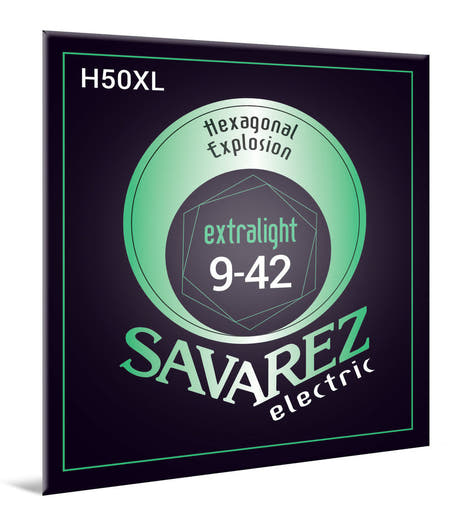 Savarez H50XL Hexagonal Explosion, extra light .009 à .042