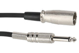 GEWA Basic Line câble d’instrument 6 m, mono-jack vers XLR mâle
