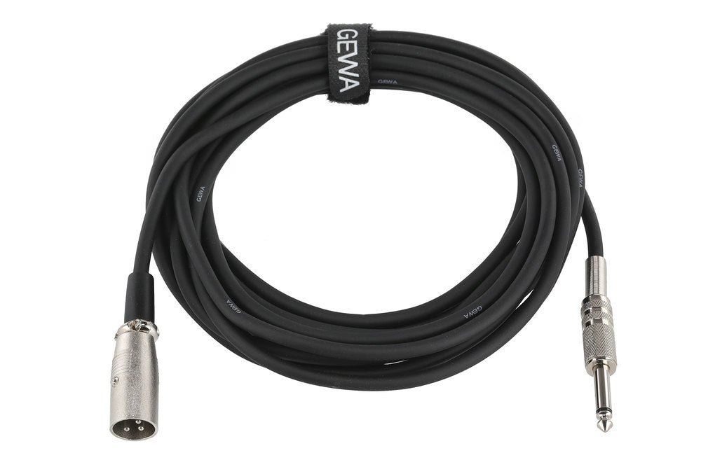 GEWA Basic Line câble d’instrument 6 m, mono-jack vers XLR mâle