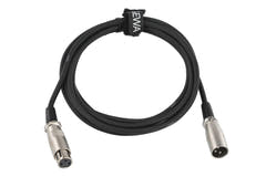 Câble de microphone GEWA Basic Line 3 m, XLR femelle vers XLR mâle