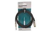 Câble de microphone GEWA Basic Line 3 m, XLR femelle vers jack mono