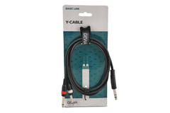 GEWA Basic Line câble en Y 1,5 m, jack stéréo vers 2 x jack mono